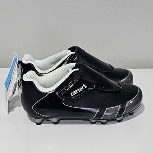 NWT Carter's Toddler Soccer Sport Cleats Black - 9